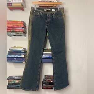 Vintage Y2K Paris Blues Low Rise Flare Jeans - Dark Denim - Size 9